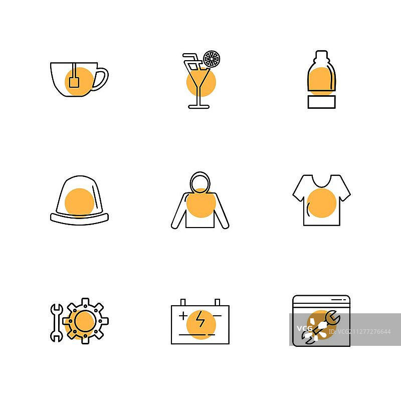 服装合集：矢量图标、设计、标签与折扣图片素材