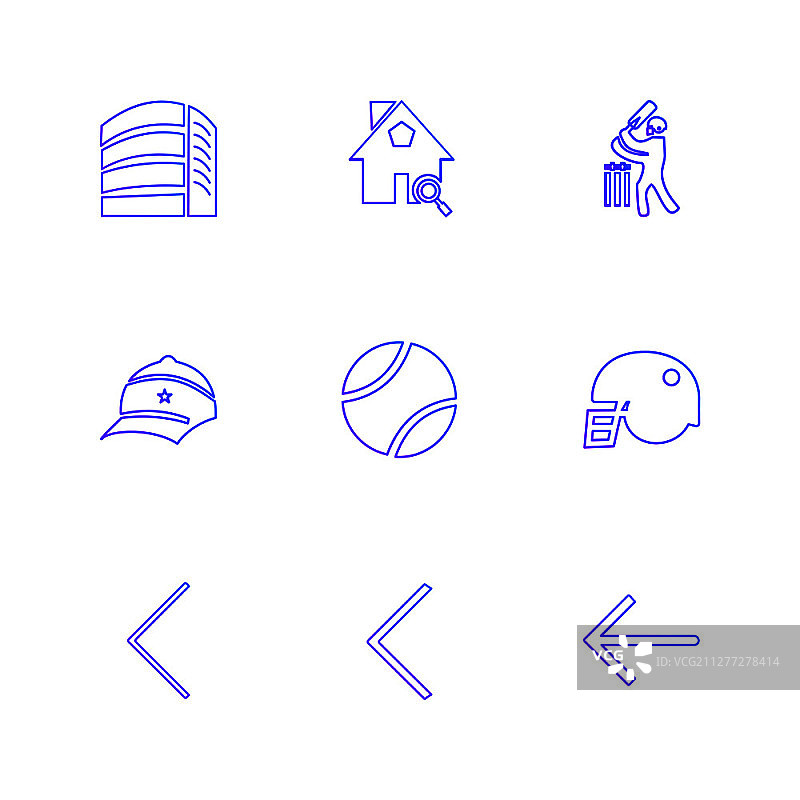 体育运动游戏箭头图标合集图片素材