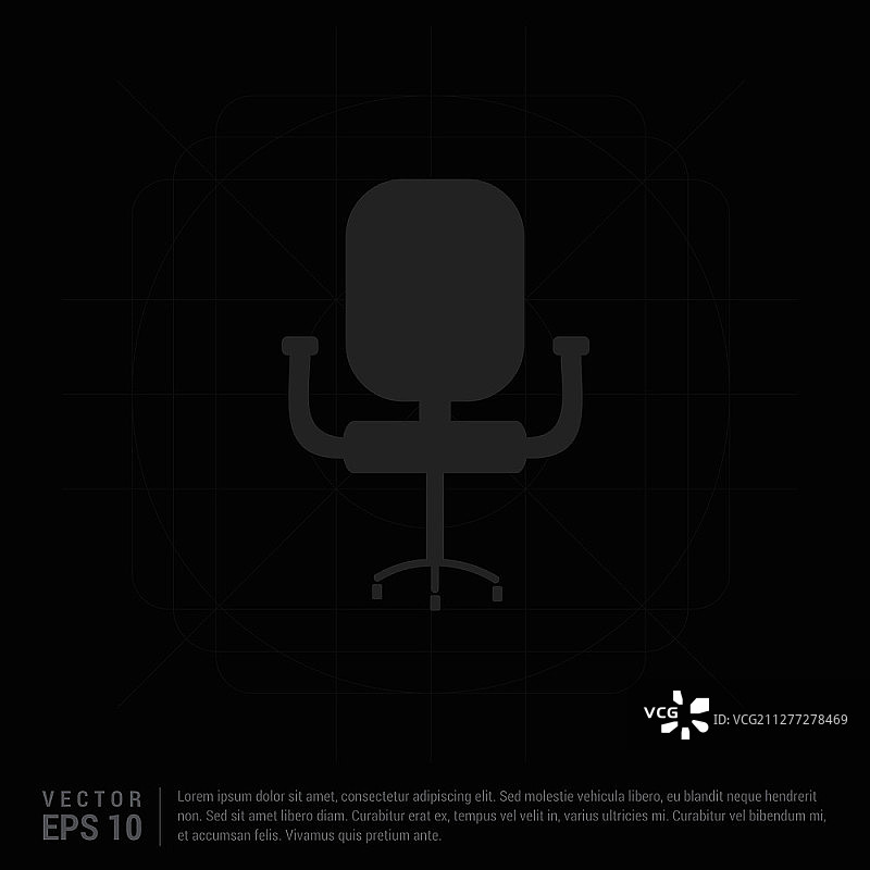 办公椅图标图片素材