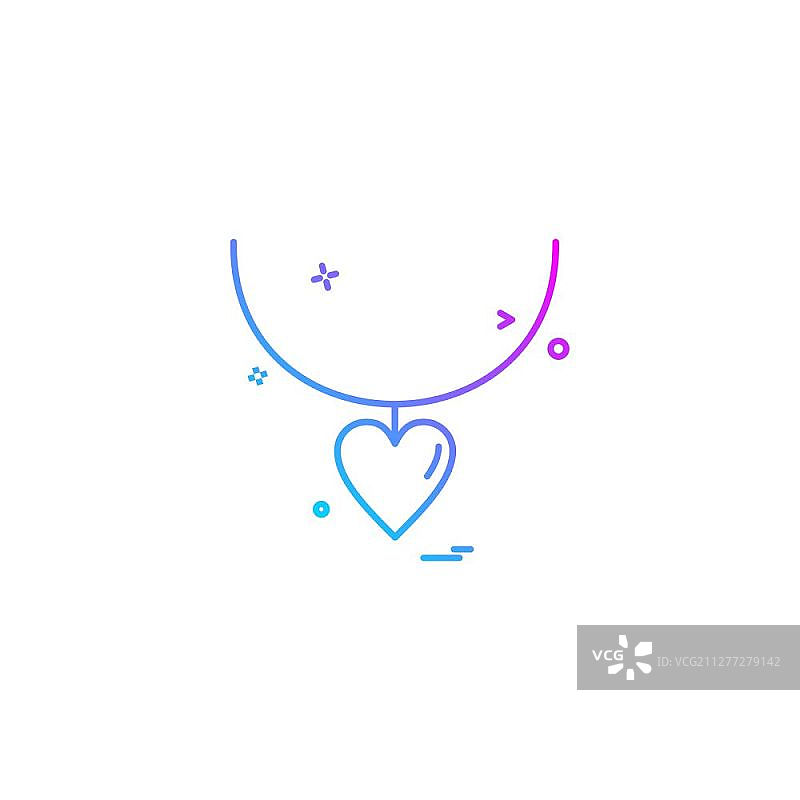 项链图标设计矢量图片素材