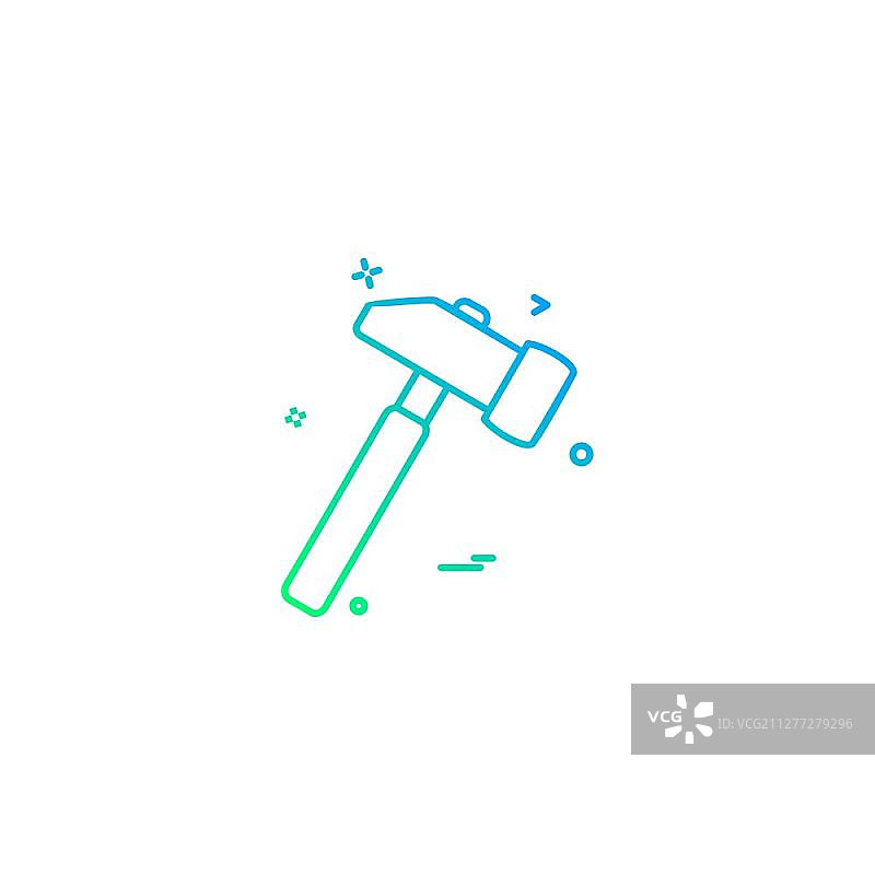 劳动节锤子图标矢量设计图片素材