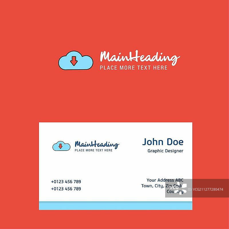 下载Logo设计与名片模板，优雅的企业形象，矢量图片素材