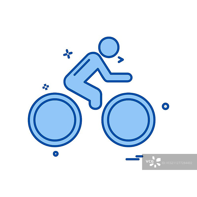 自行车图标设计矢量图片素材