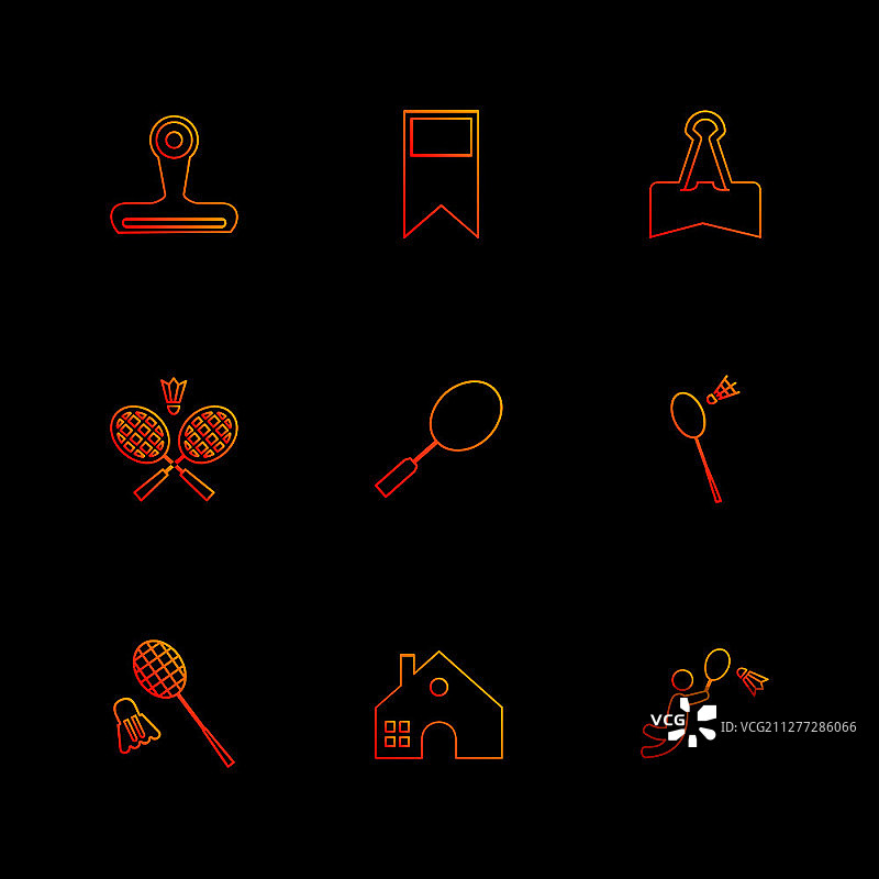 体育运动游戏箭头图标合集图片素材