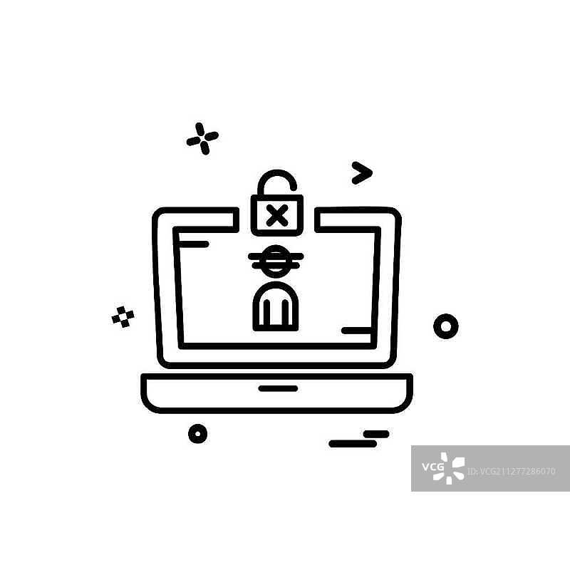 网络安全图标设计矢量素材图片素材
