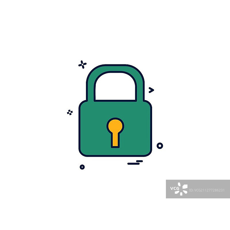 锁定关闭图标矢量图片素材