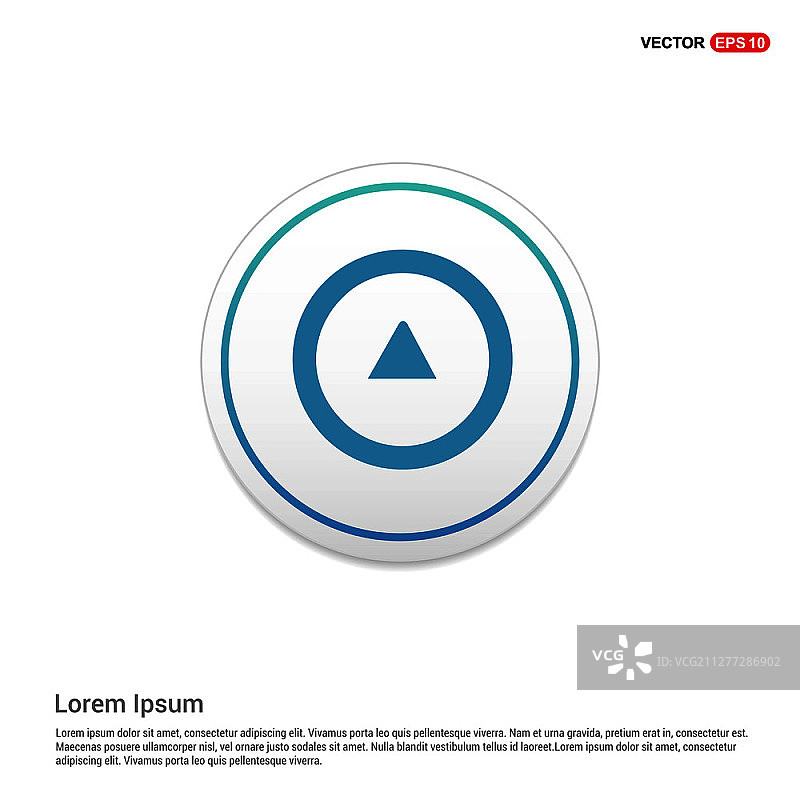 向上箭头图标白色背景矢量图标模板图片素材