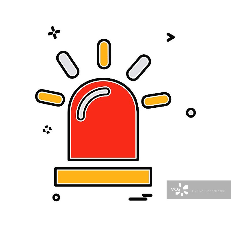 警报器图标设计矢量图片素材