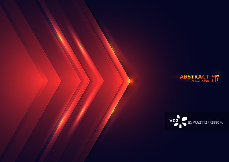 抽象科技红色三角形深色背景图片素材