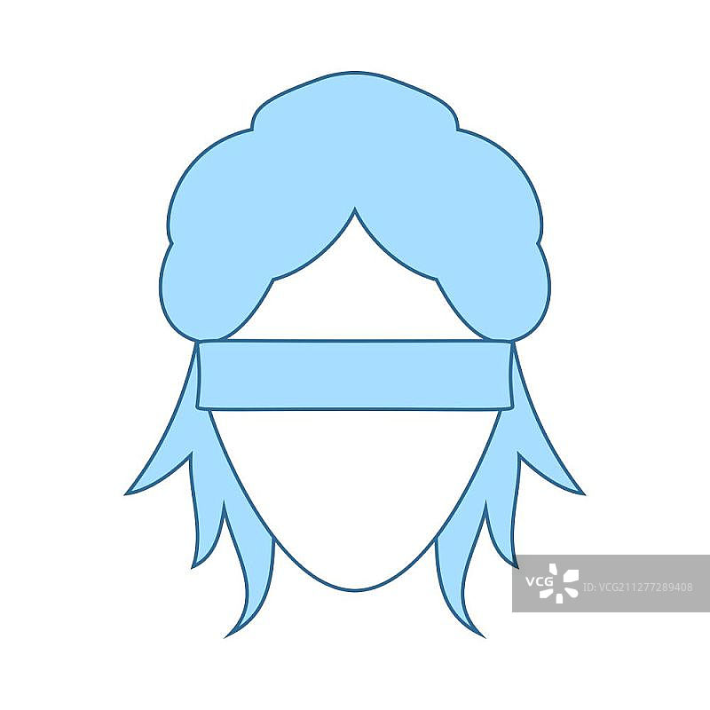 忒弥斯头像图标矢量图图片素材