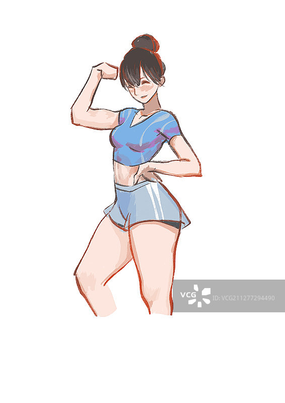 健身运动女性图片素材