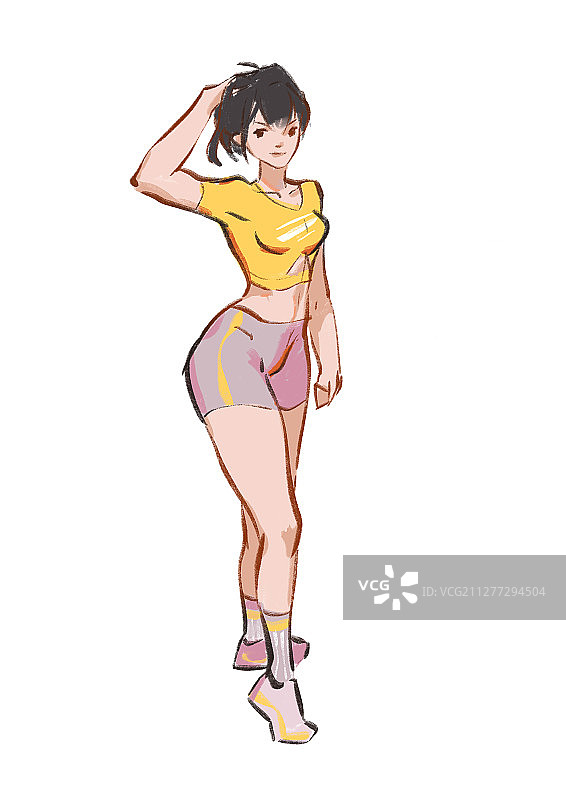 健身运动女性图片素材