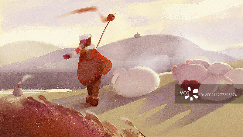 【一字一画】牧图片素材