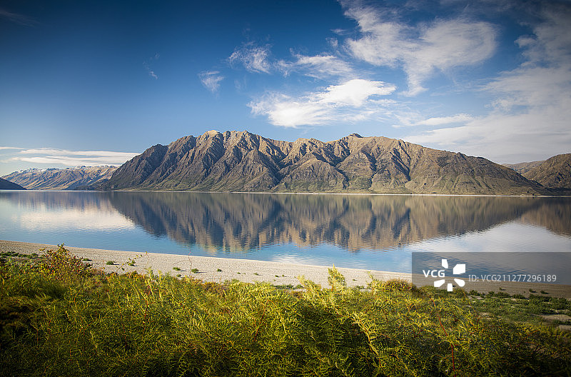 位于布鲁克林山区的哈威亚湖图片素材