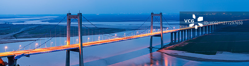 郑州桃花峪黄河大桥图片素材