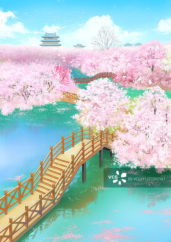 春天 画境1图片素材