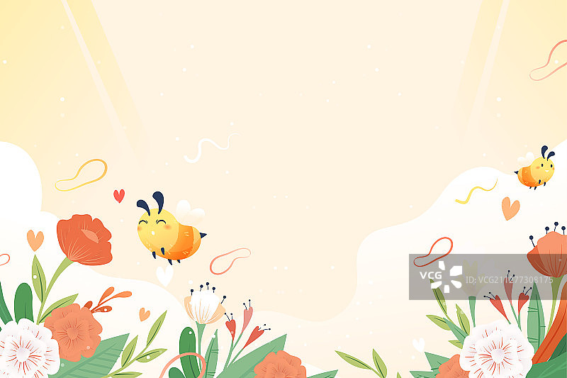 夏季踏青出游旅行家人亲子户外游背景渐变矢量插画图片素材