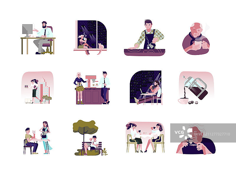 咖啡馆店铺图片素材