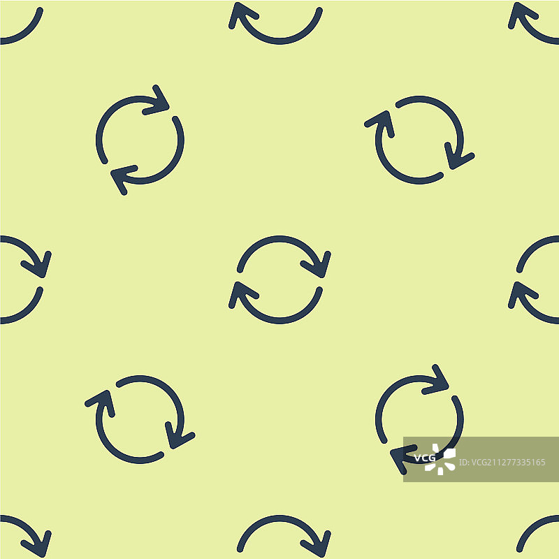 蓝色刷新图标无缝图案图片素材