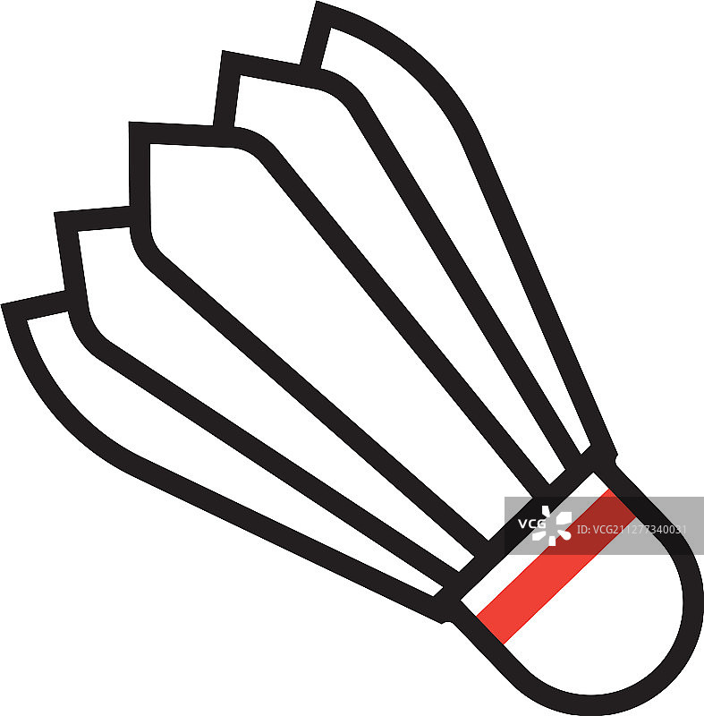 羽毛球拍图标设计模板图片素材