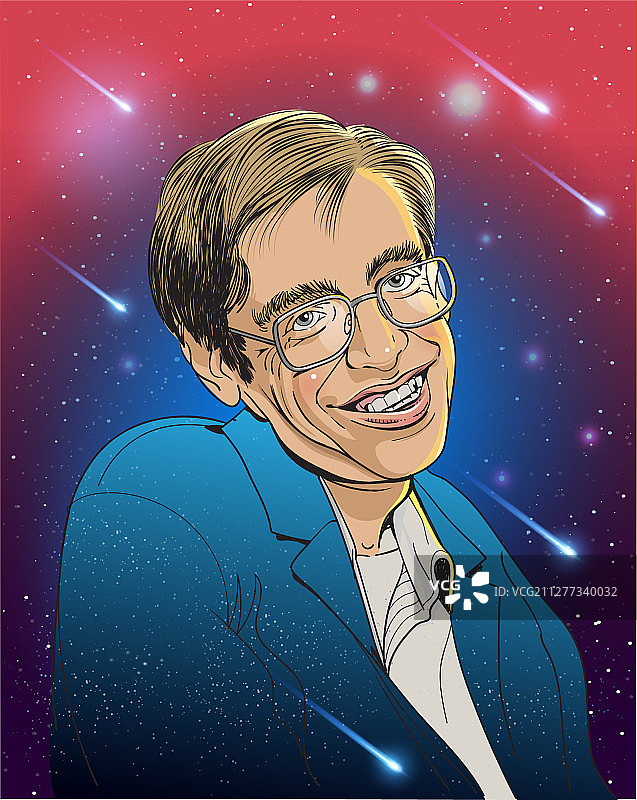 斯蒂芬·霍金图片素材