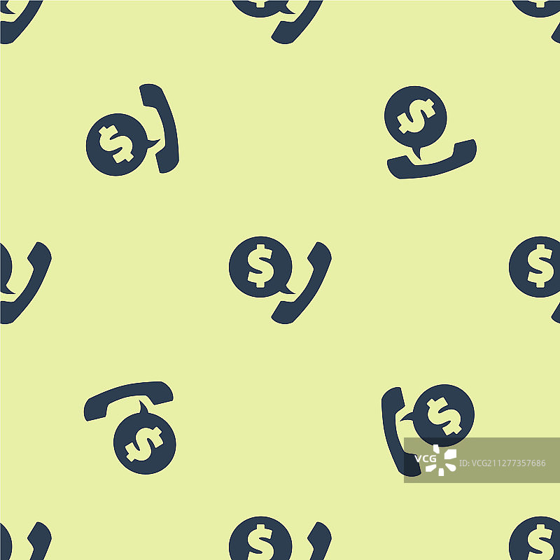 蓝色电话听筒和语音气泡聊天图标图片素材