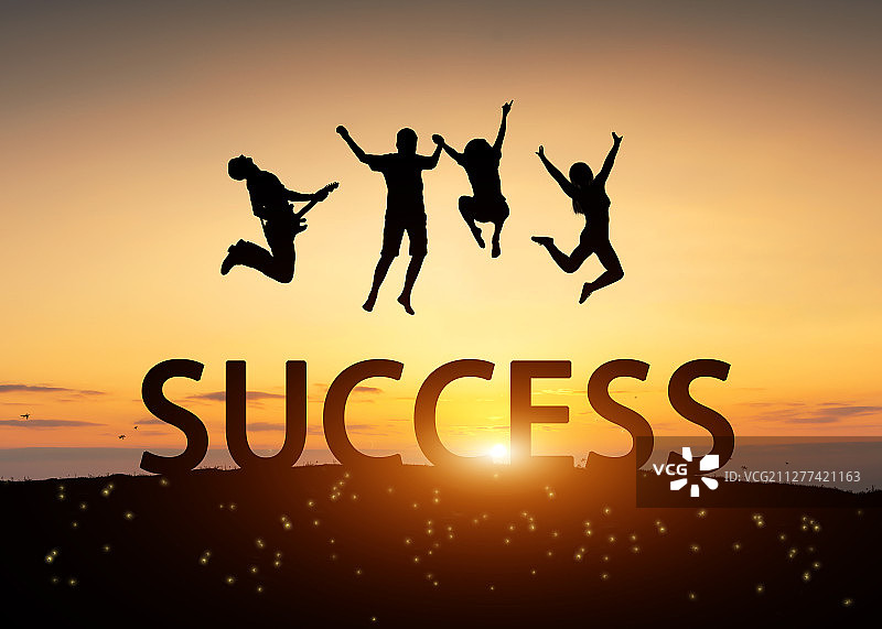 成功阳光图片素材
