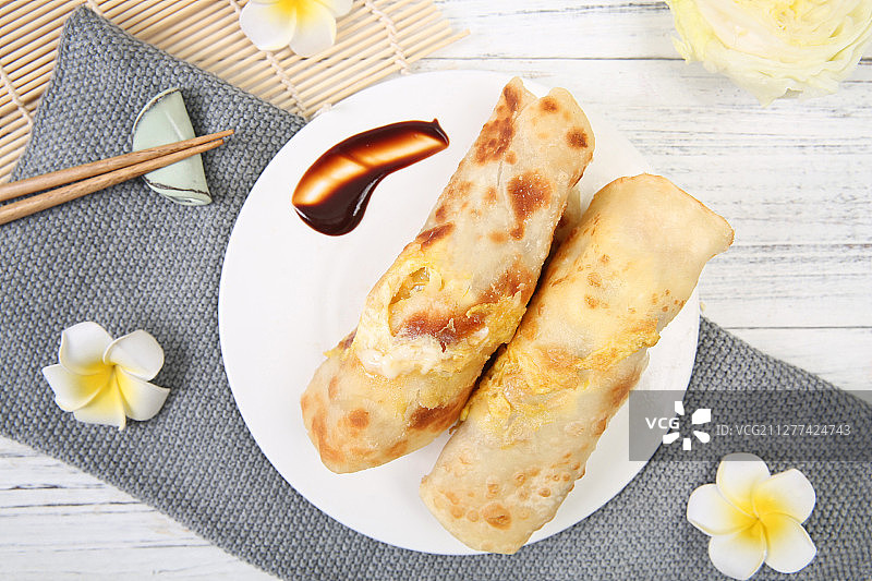 鸡蛋灌饼图片素材