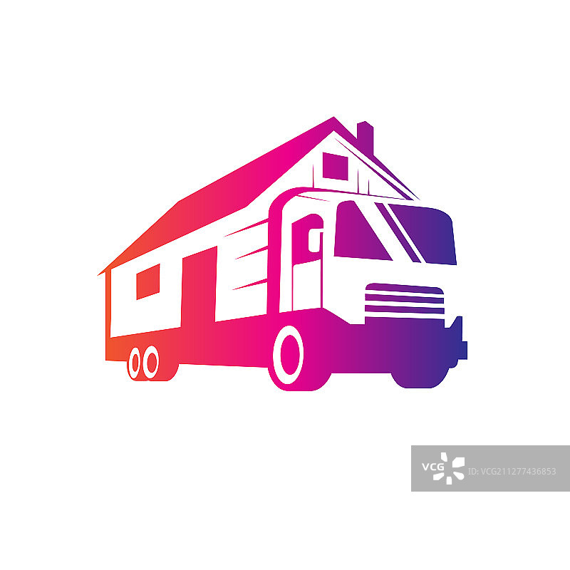 搬运卡车logo图片素材