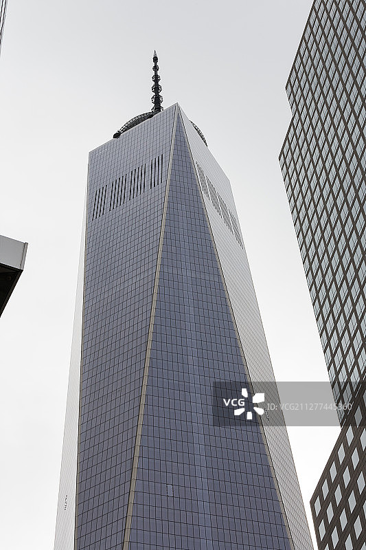 纽约世界贸易中心，建筑材料为拉法基水泥图片素材