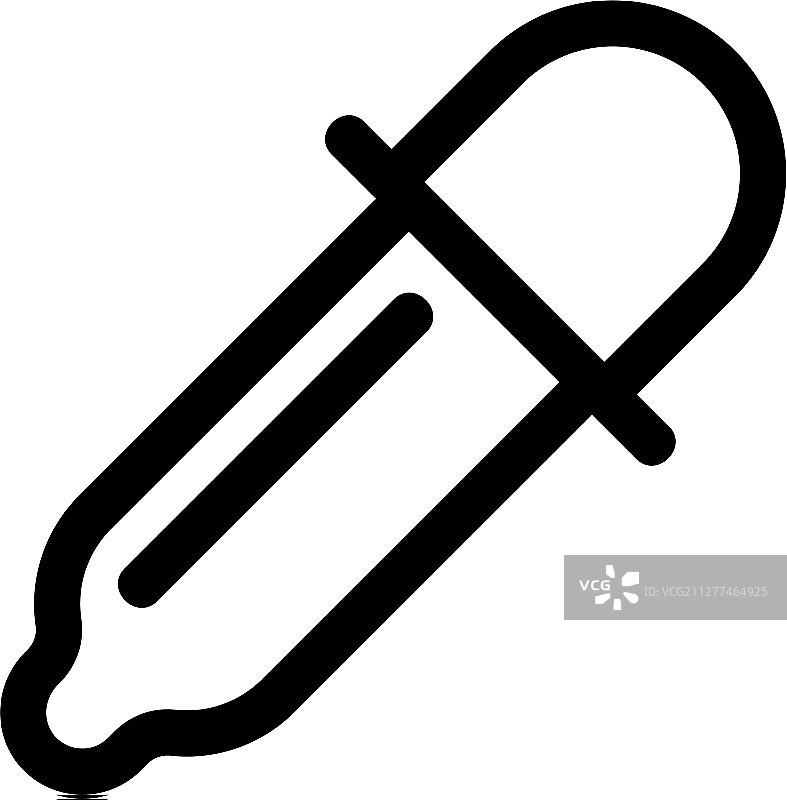 移液器图标轮廓符号图片素材
