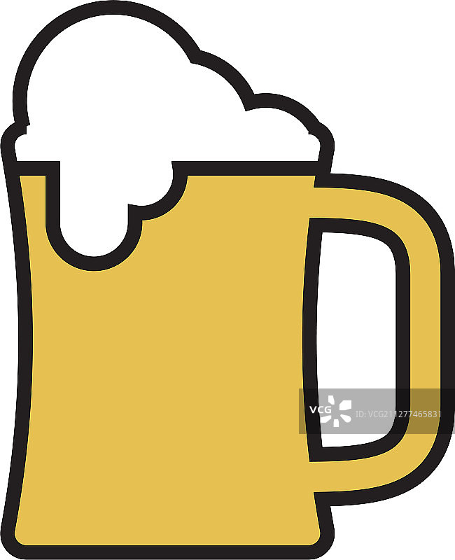 啤酒图标设计模板图片素材