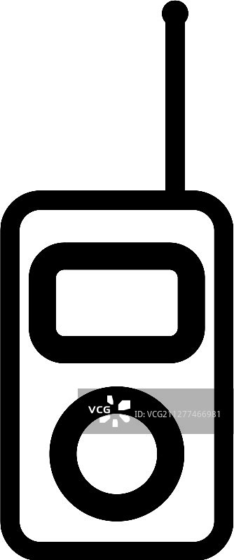 游客对讲机图标图片素材