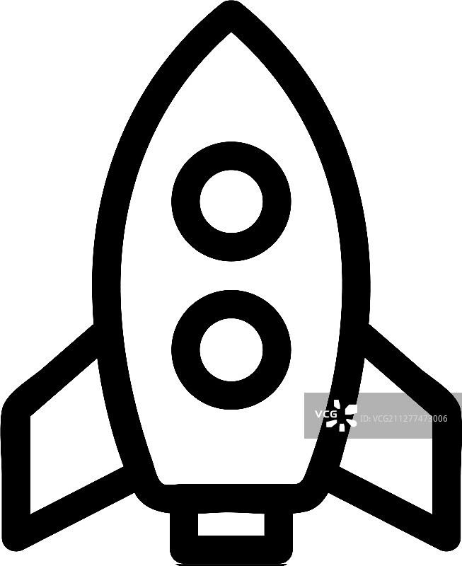航天飞机轮廓图标图片素材