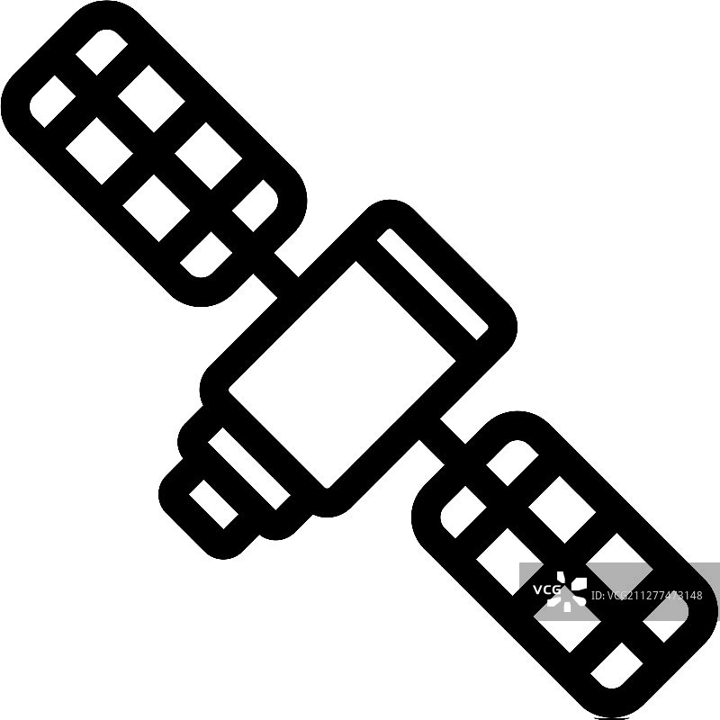 人造卫星地球图标图片素材