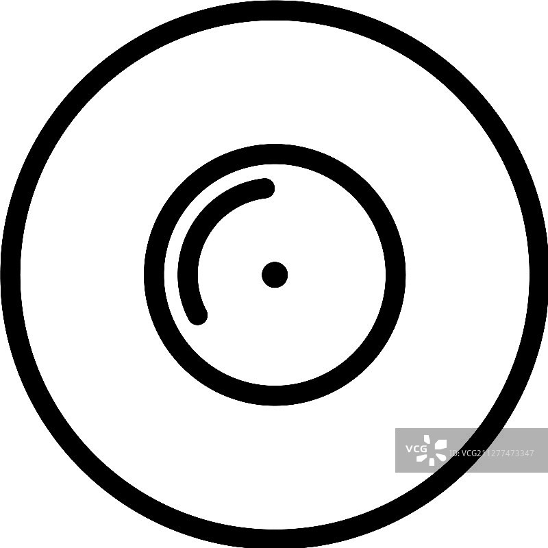 混音器DJ图标隔离轮廓符号图片素材