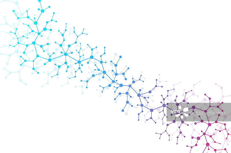 科学分子背景DNA双螺旋图片素材