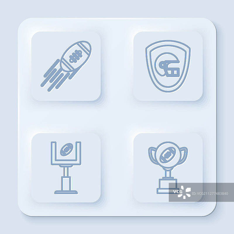 美式橄榄球装备合集图片素材