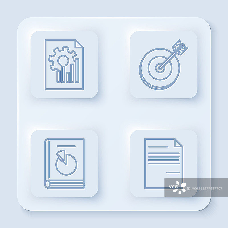 带有目标用户的图表线条文档图片素材