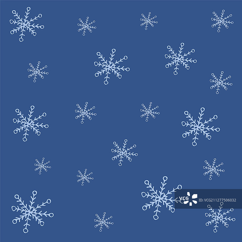 带雪花的米色背景图片素材