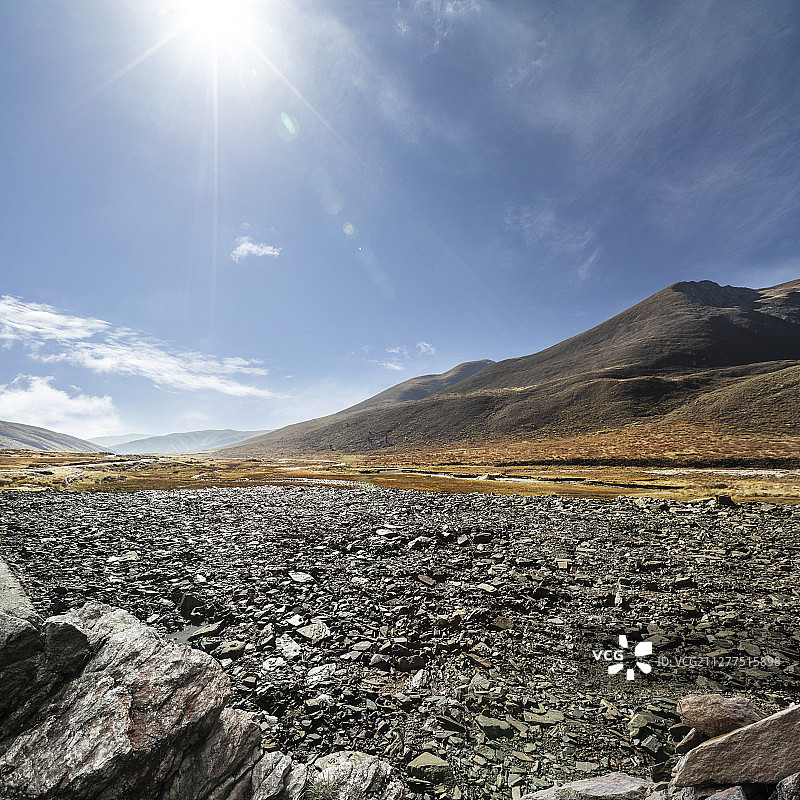 野外地形，自然山区风景图片素材