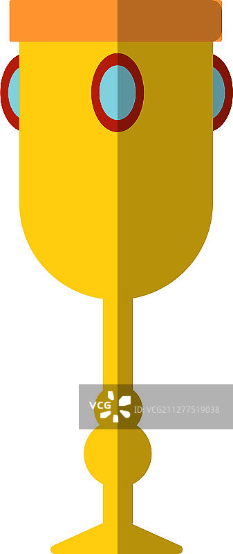 镶嵌宝石的圣杯图片素材