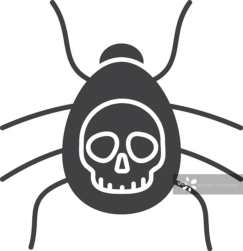 有毒蜘蛛图标图片素材