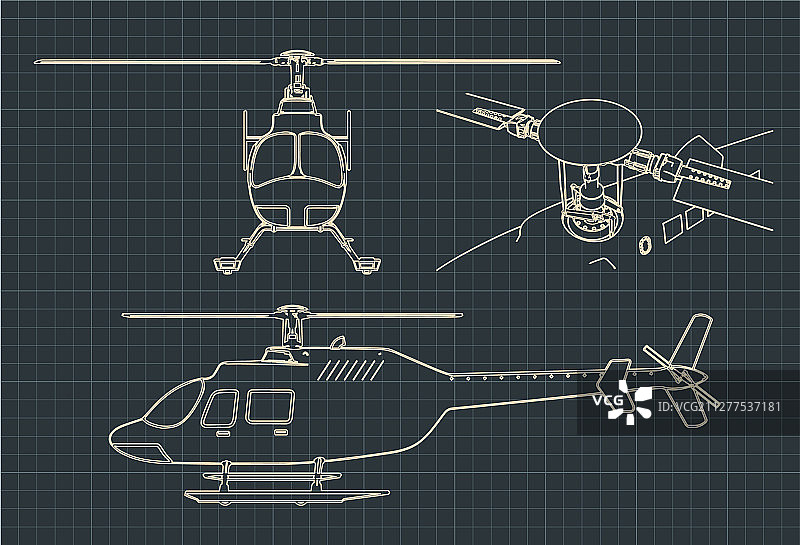 直升机图稿图片素材