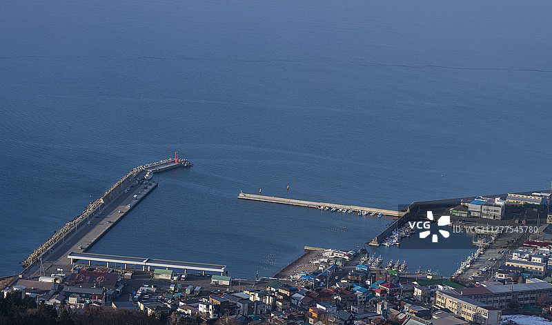 函馆海岸线图片素材