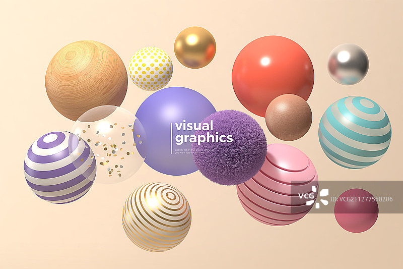 3D渲染彩色背景008图片素材