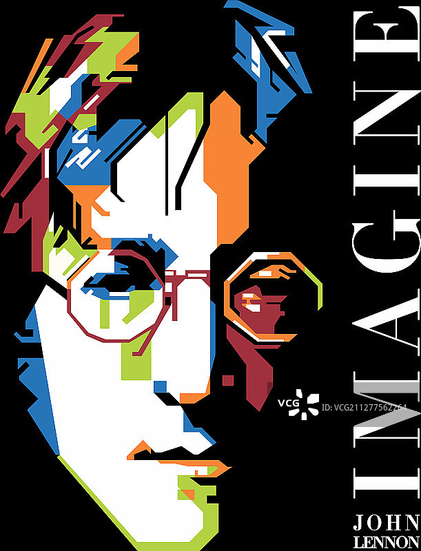 约翰·列侬《Imagine》图片素材