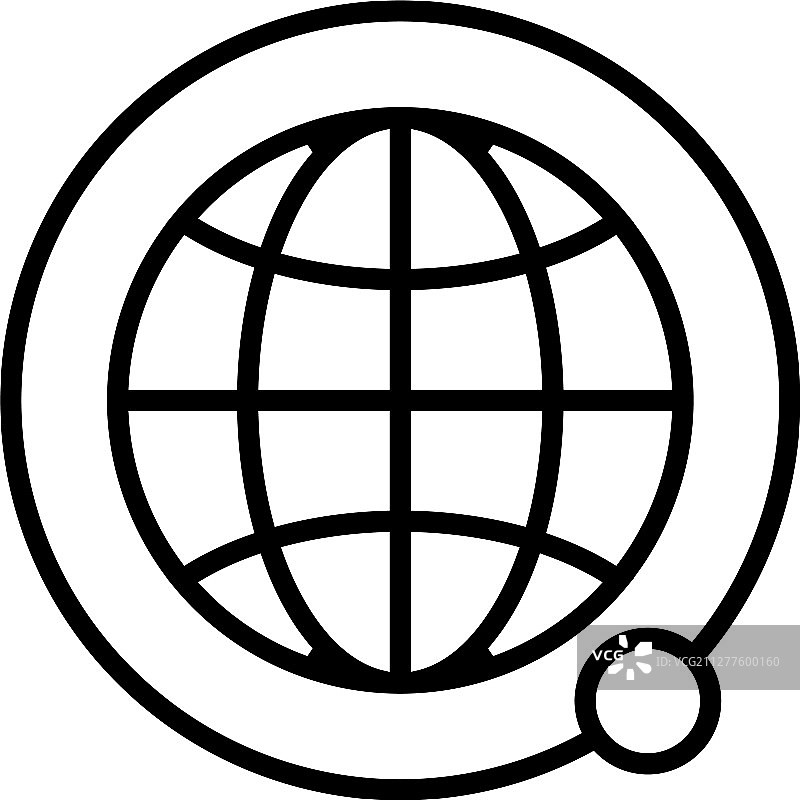 卫星陆地图标隔离轮廓图片素材