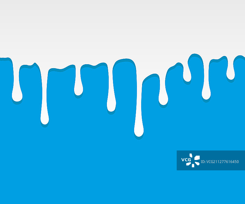 无缝滴落的白色奶油或酸奶滴图片素材