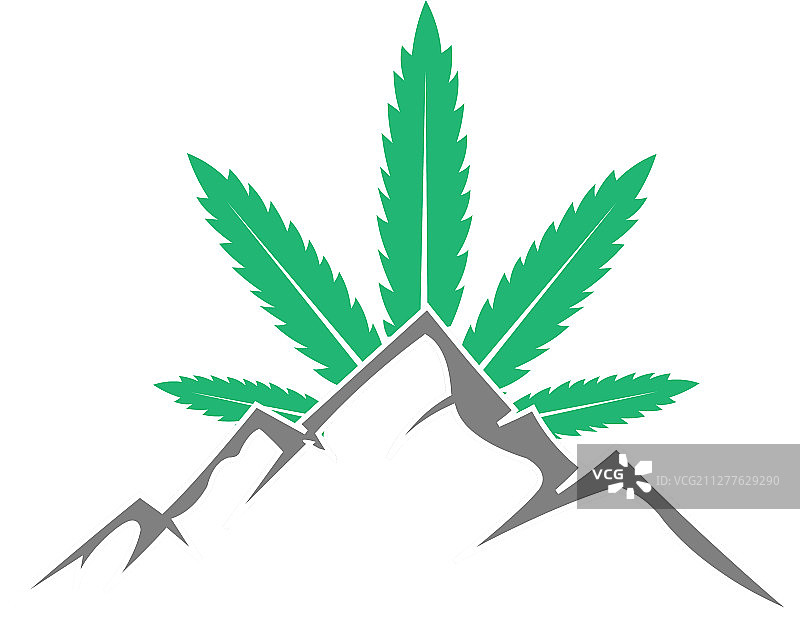 雪山山峰标志图片素材